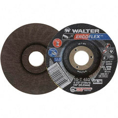 WALTER Surface Technologies - Depressed-Center Wheels Wheel Diameter (Inch): 4-1/2 Wheel Thickness (Inch): 3/64 - USA Tool & Supply