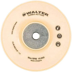 WALTER Surface Technologies - 6" Diam Disc Backing Turbo Backing Pad - 10,000 RPM - USA Tool & Supply