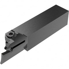Seco - CFI, External, Right Hand, 19.5mm Max Depth of Cut, 90 to 130mm Groove Width, Indexable Grooving Tool Holder - LC.. 1606.. Insert Compatibility, 25mm Shank Height, 25mm Shank Width, 130.5mm OAL, Through Coolant - USA Tool & Supply