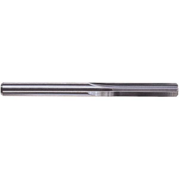 Chucking Reamer: 0.085″ Dia, 2″ OAL, 1/2″ Flute Length, Straight Shank, Solid Carbide 4 Flute, RH