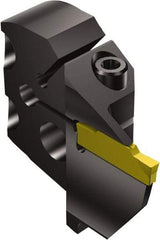 Sandvik Coromant - N123H2-0400-0004-TF Insert, 18.5mm Head Length, Modular Grooving Blade Holder Head - Left Hand Cut, System Size 40, Through Coolant, Series CoroCut 1-2 - USA Tool & Supply