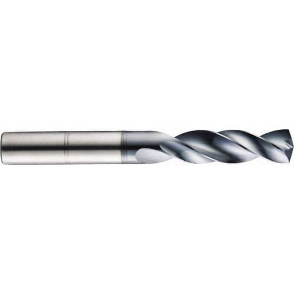 SGS - #34 145° Spiral Flute Solid Carbide Screw Machine Drill Bit - USA Tool & Supply