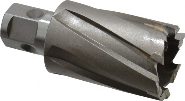 Nitto Kohki - 1-1/4" Diam x 1-3/8" Deep Carbide-Tipped Annular Cutter - USA Tool & Supply