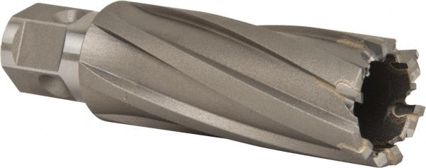 Nitto Kohki - 1" Diam x 2" Deep Carbide-Tipped Annular Cutter - USA Tool & Supply