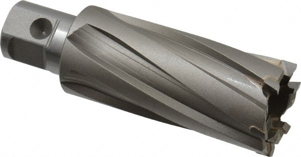 Nitto Kohki - 1-1/8" Diam x 2" Deep Carbide-Tipped Annular Cutter - USA Tool & Supply