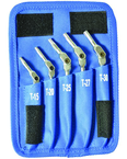 5 Piece - T15 - T30 - Chrome HexPro Pivot Head Star Wrench Set - USA Tool & Supply