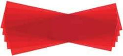 Made in USA - 5 Piece, 5" Wide x 20" Long Plastic Shim Stock Sheet - Red, ±10% Tolerance - USA Tool & Supply