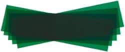 Made in USA - 5 Piece, 5" Wide x 20" Long Plastic Shim Stock Sheet - Green, ±10% Tolerance - USA Tool & Supply