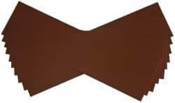 Made in USA - 10 Piece, 5" Wide x 20" Long Plastic Shim Stock Sheet - Brown, ±10% Tolerance - USA Tool & Supply