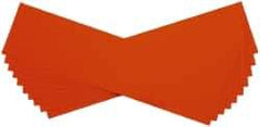 Made in USA - 10 Piece, 5" Wide x 20" Long Plastic Shim Stock Sheet - Coral (Color), ±10% Tolerance - USA Tool & Supply