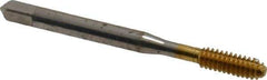 Balax - #10-24 UNC H3 Thread Limit Bottoming Thread Forming Tap - High Speed Steel, TiN Finish, 2-3/8" OAL, 7/8" Thread Length, Right Hand Thread, Series BXB - USA Tool & Supply