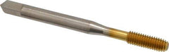 Balax - #10-32 UNF H5 Thread Limit Bottoming Thread Forming Tap - High Speed Steel, TiN Finish, 2-3/8" OAL, 7/8" Thread Length, Right Hand Thread, Series BXB - USA Tool & Supply