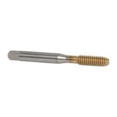 Balax - 1/4-20 UNC H4 Thread Limit Bottoming Thread Forming Tap - High Speed Steel, TiN Finish, 2-1/2" OAL, 1" Thread Length, Right Hand Thread, Series BXB - USA Tool & Supply