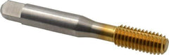 Balax - 3/8-16 UNC H8 Thread Limit Bottoming Thread Forming Tap - High Speed Steel, TiN Finish, 2-15/16" OAL, 1-1/4" Thread Length, Right Hand Thread, Series BXB - USA Tool & Supply