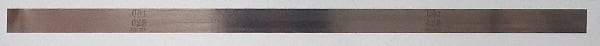 Made in USA - 0.005 Inch Thick x 10 Ft. Long x 1/2 Inch Wide, Feeler Stock Roll - Stainless Steel - USA Tool & Supply