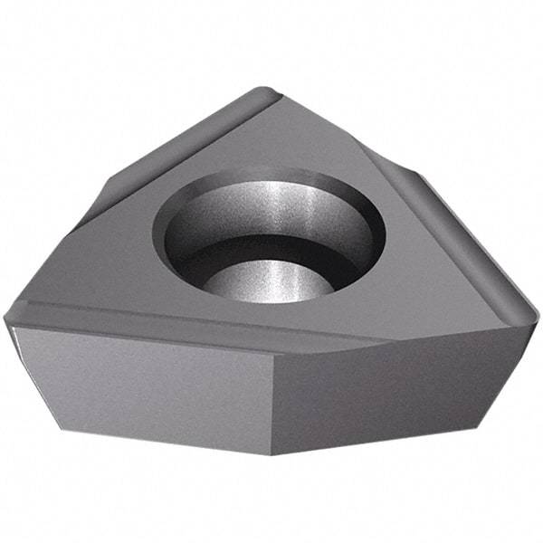 Iscar - WPEX060402 Grade IC908 Carbide Turning Insert - TiAlN Finish, 80° Trigon, 3/8" Inscr Circle, 4mm Thick, 0.008" Corner Radius - USA Tool & Supply