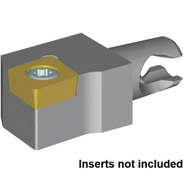 Kennametal - Right Hand Cut, Size KM12, CC..09T308 Insert Compatiblity, Modular Turning & Profiling Cutting Unit Head - 8mm Ctr to Cutting Edge, 15mm Head Length - USA Tool & Supply