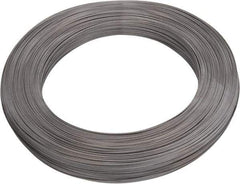 Value Collection - 10 Gage, 0.024 Inch Diameter x 651 Ft. Long, High Carbon Steel, Tempered Music Wire Coil - ASTM A228, 1 Lb. Shipping Weight - USA Tool & Supply