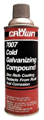 Crown - 13 oz Zinc Cold Galvanizing Compound - Comes in Aerosol, Food Grade - USA Tool & Supply