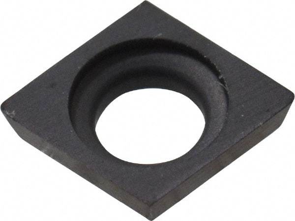 Everede Tool - CDCD07 Grade TL120 Carbide Boring Insert - TiAlN Finish, 80° Diamond, 15° Relief Angle, 5/32" Inscr Circle, 0.04" Thick, 0.007" Corner Radius - USA Tool & Supply