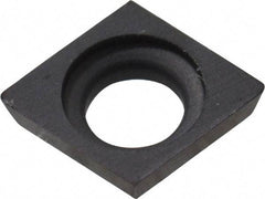 Everede Tool - CDCD07 Grade TL120 Carbide Boring Insert - TiAlN Finish, 80° Diamond, 15° Relief Angle, 5/32" Inscr Circle, 0.04" Thick, 0.007" Corner Radius - USA Tool & Supply