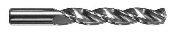 M.A. Ford - 0.4055" 118° Solid Carbide Jobber Drill - Bright Finish, Right Hand Cut, Spiral Flute, Straight Shank, 133mm OAL, Faceted Point - USA Tool & Supply