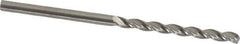 M.A. Ford - 3/32" 150° Solid Carbide Jobber Drill - Bright Finish, Right Hand Cut, Parabolic Flute, Straight Shank, 2" OAL, Standard Point - USA Tool & Supply
