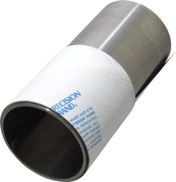 Made in USA - 100 Inch Long x 6 Inch Wide x 0.009 Inch Thick, Roll Shim Stock - Steel - USA Tool & Supply