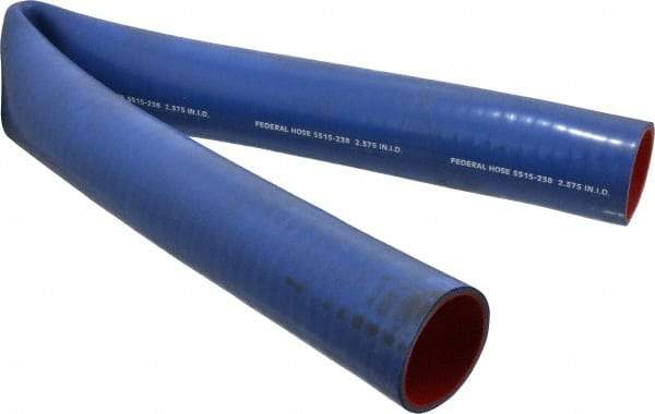 Federal Hose - 2-3/8" ID x 2.7" OD x 3' OAL, Coolant Hose - -65 to 350°F, Blue - USA Tool & Supply