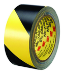 List 5702 48 x" x 36 yds Safety Stripe Tape - Black/Yellow - USA Tool & Supply