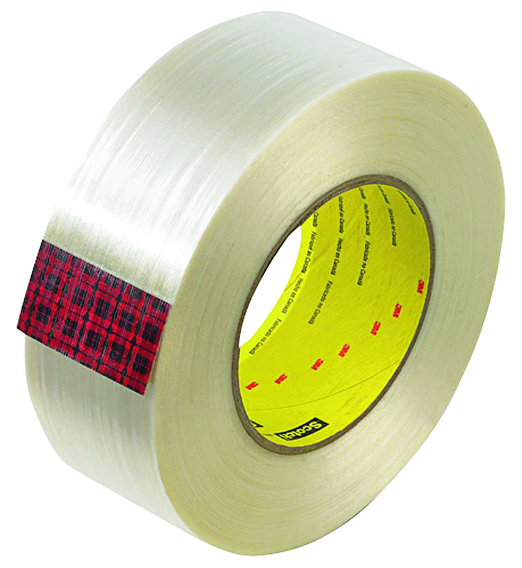 List 890MSR 24mm x 55m Filament Tape - Black - USA Tool & Supply