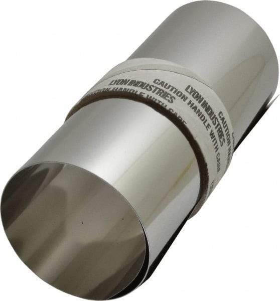 Made in USA - 50 Inch Long x 6 Inch Wide x 0.003 Inch Thick, Roll Shim Stock - Stainless Steel - USA Tool & Supply