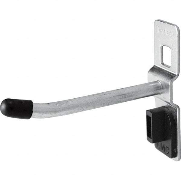 Kennedy - 5/32" Diam, 2-3/8" Long Single Angled End Pegboard Hook - Steel - USA Tool & Supply