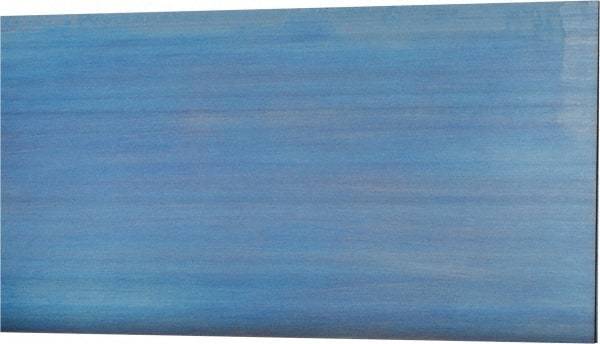 Made in USA - 6" Wide x 25" Long x 0.008" Thick, Spring Steel Sheet - Grade 1095 Blue Tempered - USA Tool & Supply