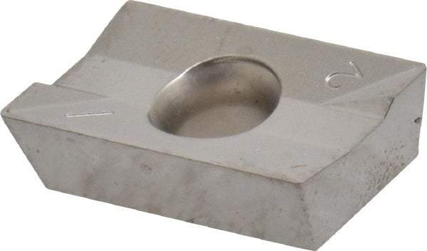 Everede Tool - APLT347 Grade CS6 Carbide Milling Insert - Uncoated, 3/16" Thick, 3/8" Inscribed Circle, 0.015" Corner Radius - USA Tool & Supply