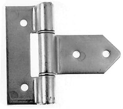 Made in USA - 3-3/4" Long x 2" Wide, Hinge - Zinc, Zinc Plated Finish - USA Tool & Supply