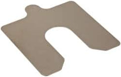 Made in USA - Metal Shim Stock Type: Slotted Shim Material: Stainless Steel - USA Tool & Supply