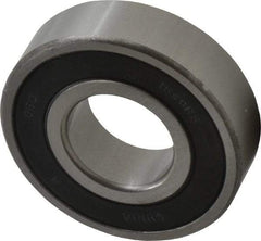 Value Collection - 7/8" Bore Diam, 2" OD, Double Seal Semi Ground Extra Light Radial Ball Bearing - 9/16" Wide, 1 Row, Round Bore, 1,565 Lb Static Capacity, 2,914 Lb Dynamic Capacity - USA Tool & Supply