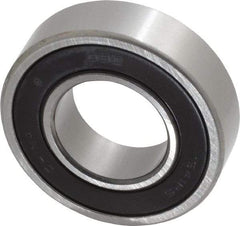 Value Collection - 1" Bore Diam, 2" OD, Double Seal Semi Ground Extra Light Radial Ball Bearing - 9/16" Wide, 1 Row, Round Bore, 1,565 Lb Static Capacity, 2,914 Lb Dynamic Capacity - USA Tool & Supply