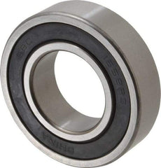 Value Collection - 1-5/16" Bore Diam, 2-9/16" OD, Double Seal Semi Ground Extra Light Radial Ball Bearing - 11/16" Wide, 1 Row, Round Bore, 2,616 Lb Static Capacity, 4,386 Lb Dynamic Capacity - USA Tool & Supply