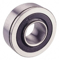 Value Collection - 1-1/8" Bore Diam, 2-9/16" OD, Double Seal Semi Ground Extra Light Radial Ball Bearing - 1 Row, Round Bore, 1,831 Lb Static Capacity, 3,070 Lb Dynamic Capacity - USA Tool & Supply