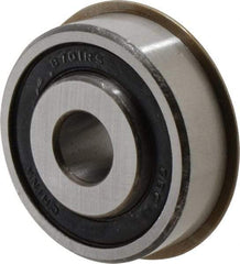 Value Collection - 1/2" Bore Diam, 1-3/4" OD, Double Seal Semi Ground Extra Light Radial Ball Bearing - 1 Row, Round Bore, 707 Lb Static Capacity, 1,366 Lb Dynamic Capacity - USA Tool & Supply