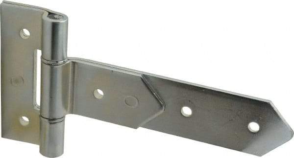 Made in USA - 8" Long x 2" Wide, Hinge - Zinc, Zinc Plated Finish - USA Tool & Supply