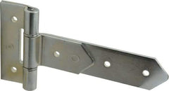 Made in USA - 8" Long x 2" Wide, Hinge - Zinc, Zinc Plated Finish - USA Tool & Supply