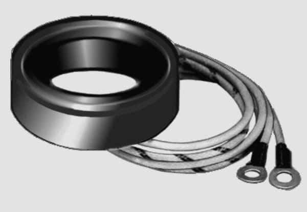 Simpson Electric - 2 VA Burden, 400 Amp AC Input, 5 Amp AC Output, 50 to 400 Hz, Panel Meter Donut Current Transformer - Screw Terminal, For Use with AC Ammeter - USA Tool & Supply