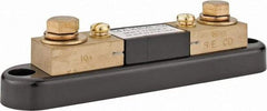 Simpson Electric - Panel Meter Portable Shunt - 10, 50 mV Drop, Screw Terminal, For Use with Falcon Series 200 mVDC Meters - USA Tool & Supply