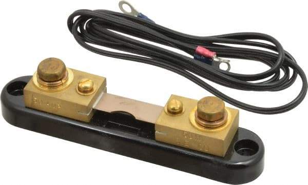 Simpson Electric - Panel Meter Portable Shunt - 50, 50 mV Drop, Screw Terminal, For Use with Falcon Series 200 mVDC Meters - USA Tool & Supply