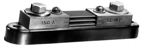 Simpson Electric - Panel Meter Portable Shunt - 5, 50 mV Drop, Screw Terminal, For Use with Falcon Series 200 mVDC Meters - USA Tool & Supply