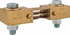 Simpson Electric - Panel Meter Switchboard Shunt - 300, 50 mV Drop, Screw Terminal, For Use with Falcon Series 200 mVDC Meters - USA Tool & Supply