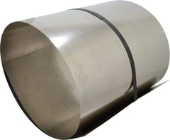 Made in USA - 50 Inch Long x 12 Inch Wide x 0.02 Inch Thick, Roll Shim Stock - Stainless Steel - USA Tool & Supply